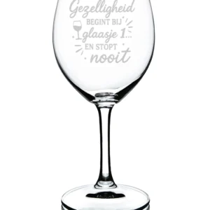 Wijnglas 1 Glaasje
