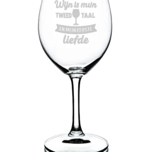 Wijnglas Tweede Taal