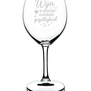 Wijnglas Vloeibare Gezelligheid
